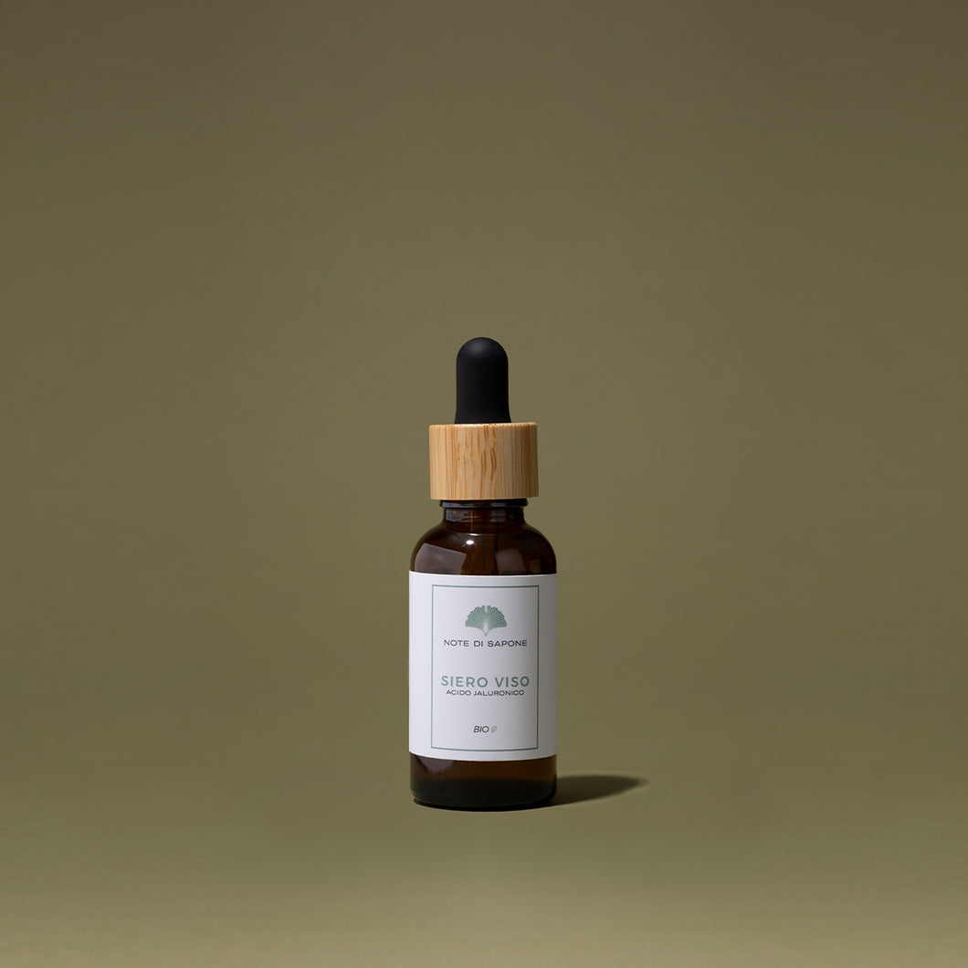 Siero Viso Antiage con Acido Jaluronico Puro, 30 ml | Note di Sapone
